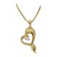 Embracing Heart - Gold
