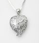 Heart Pendant with Angel Wings
